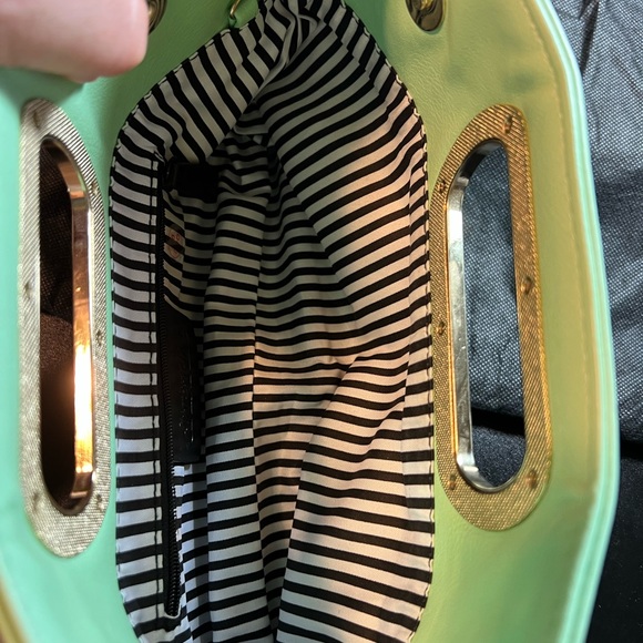 Mint Green Clutch Bag - Picture 2 of 3